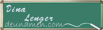 Dina Lenger Visitenkarte